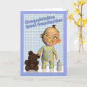 Glückwünsche zu einer Großmutter Karte (Gelbe Blume)