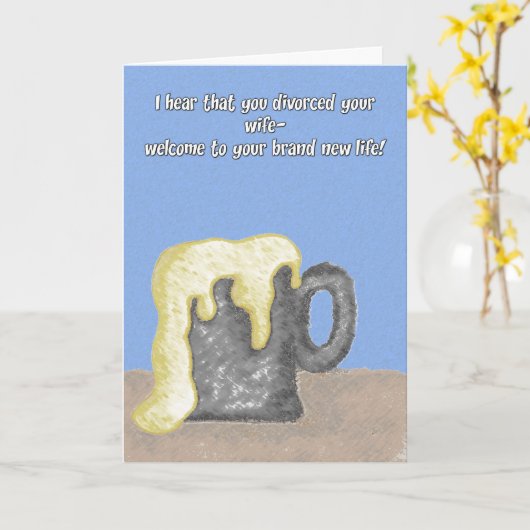 Glückwünsche - zu ihm karte (Gelbe Blume)