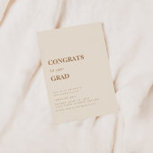 Glückwünsche zu unserem Grad Einladung