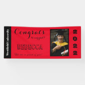 Glückwünsche zu unserem Grad Red Banner (Horizontal)