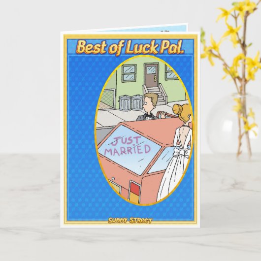 GlückwünscheHoneymooner! Karte (Gelbe Blume)