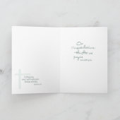 GlückwünscheSeminarians im Gebet Karte (Innenseite)