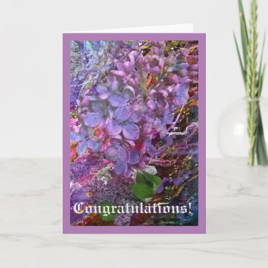 Glückwunschgrußkarte Karte (Vorderseite)