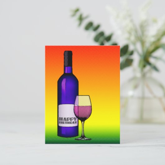 Glückwunschjubeln Postkarte (Stehend Vorderseite)