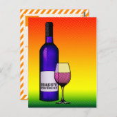 Glückwunschjubeln Postkarte (Vorne/Hinten)