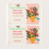 Glückwunschkarte (Innenseite Aufgefaltet)