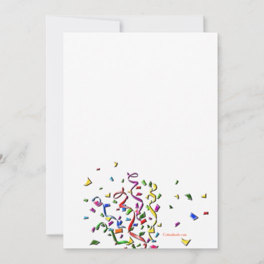 Glückwunschkarte (Rückseite)