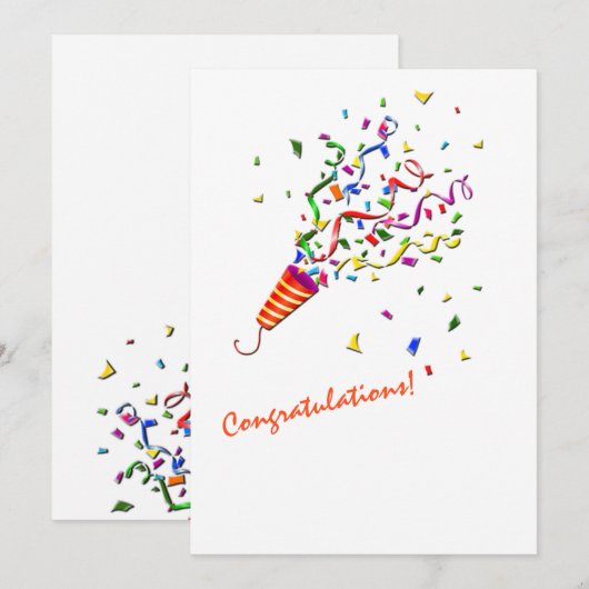 Glückwunschkarte (Vorne/Hinten)