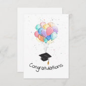 Glückwunschkarte Dankeskarte (Vorne/Hinten)