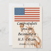 Glückwunschkarte der USA Feiertagskarte (Vorderseite)