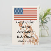 Glückwunschkarte der USA Feiertagskarte (Stehend Vorderseite)