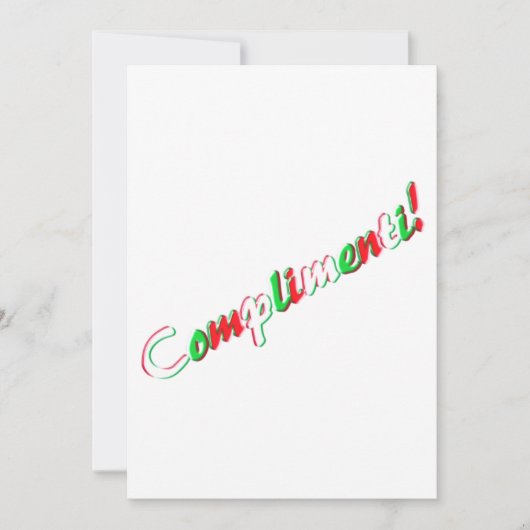 Glückwunschkarte Einladung (Vorderseite)