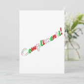 Glückwunschkarte Einladung (Stehend Vorderseite)