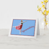 Glückwunschkarte für Dance Erwägung Karte (Gelbe Blume)