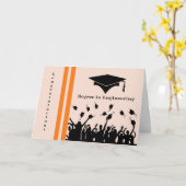 Glückwunschkarte für den Abschluss in Ingenieurwis Karte (Gelbe Blume)