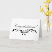 Glückwunschkarte für Hochzeiten Karte (Gelbe Blume)