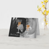 Glückwunschkarte für Hochzeiten Karte (Gelbe Blume)