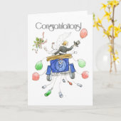 Glückwunschkarte für Hochzeiten Karte (Gelbe Blume)