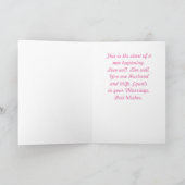 Glückwunschkarte für Hochzeiten Karte (Innenseite)