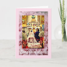 Glückwunschkarte für Hochzeiten