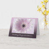 Glückwunschkarte für Hochzeiten Karte (Gelbe Blume)