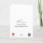 Glückwunschkarte für Hochzeitstag und Anzug Karte (Rückseite)