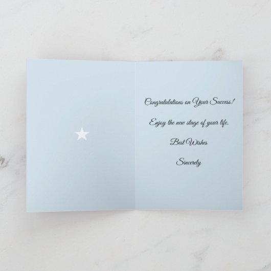 Glückwunschkarte für Mode Karte (Innenseite)