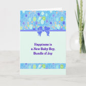 Glückwunschkarte für Neugeborenen Karte (Vorderseite)