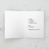 Glückwunschkarte für Triathlete - Behalt Off Karte (Innenseite)