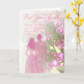 Glückwunschkarte Hochzeitstag Karte (Gelbe Blume)