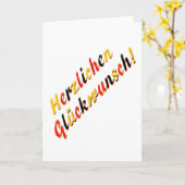 Glückwunschkarte Karte (Gelbe Blume)