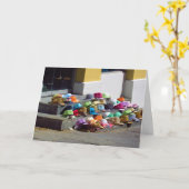 Glückwunschkarte Karte (Gelbe Blume)