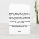 Glückwunschkarte Karte (Rückseite)