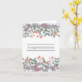 Glückwunschkarte Karte (Gelbe Blume)