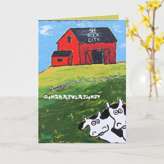 Glückwunschkarte Karte (Gelbe Blume)