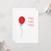 Glückwunschkarte Karte (Vorderseite/Rückseite Beispiel)