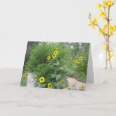 Glückwunschkarte Karte (Gelbe Blume)