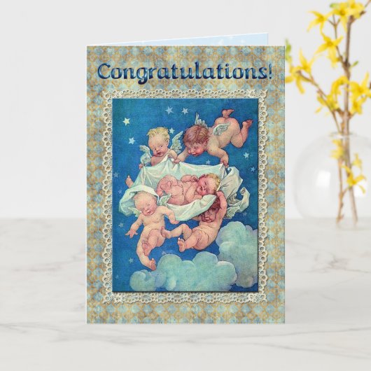 Glückwunschkarte Karte (Gelbe Blume)