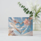 Glückwunschkarte Mabrouk Postkarte (Stehend Vorderseite)