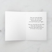 Glückwunschkarte mit Vers von Jo Images Karte (Innenseite)