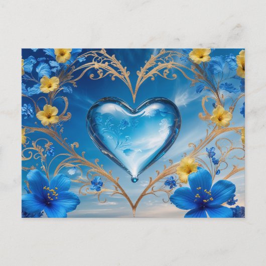 Glückwunschkarte Postkarte (Vorderseite)