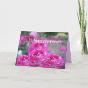 Glückwunschkarte zum 50. Hochzeitstag Karte