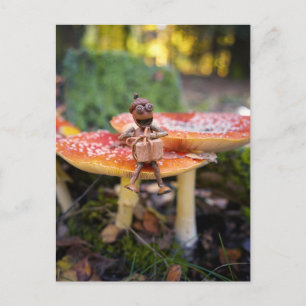 Glückwunschkarte zum Geburtstag des Acorn Elf Postkarte