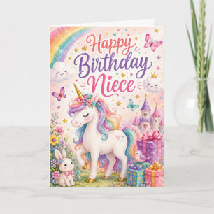 Glückwunschkarte zum Geburtstag Nichte Magisches E Karte