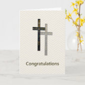 Glückwunschkarte zum Monsignator Karte (Gelbe Blume)