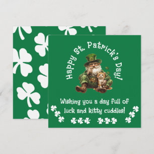Glückwunschkarte zum St. Patrick's Day  Feiertagskarte