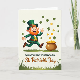 Glückwunschkarte zum St. Patrick's Day für den Par Karte