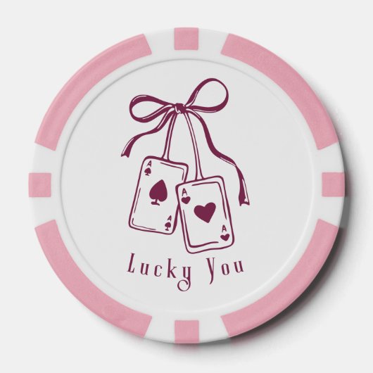 Glückwunschkarten bogen trendy pokerchips (Vorderseite)