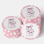 Glückwunschkarten bogen trendy pokerchips (Stapel)