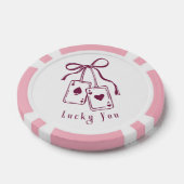 Glückwunschkarten bogen trendy pokerchips (Einzeln)